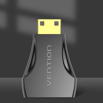 ミニHDMIオス-HDMIメスアダプター VENTION