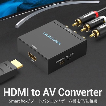 HDMI - RCAコンバーター / ブラックメタルタイプ VENTION