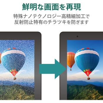 dtab d-51C 用 フィルム アンチグレア 抗菌 高精細 チラツキ防止 ハードコート 指紋防止 反射防止 マット エレコム