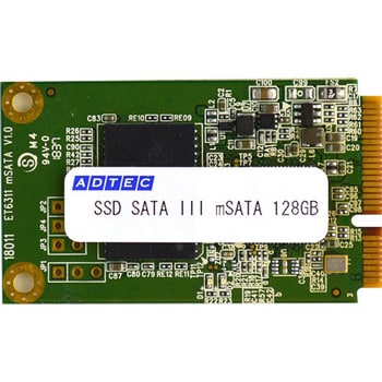 ADOSS3480G3DCENES 産業用 mSATA SSD 480GB 3D TLC 標準温度品 1個 ...