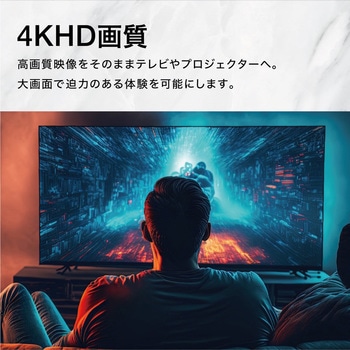 DisplayPort to HDMI 変換アダプタ トライメイト