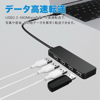 USBハブ 4ポート トライメイト