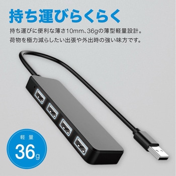 USBハブ 4ポート トライメイト