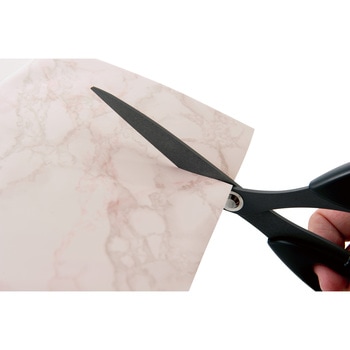 べたつかないはさみ フッ素コート・ギザ刃付 ハートライ