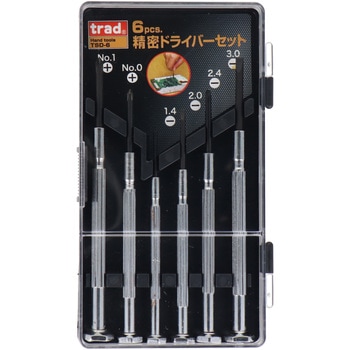 6pcs.精密ドライバーセット trad
