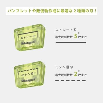 スライドカッタースリムA4用替え刃 - ナカバヤシ