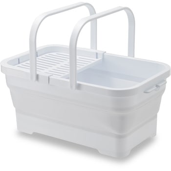 おりたためるバスケット 15L ちょい置きトレー付 伊勢藤