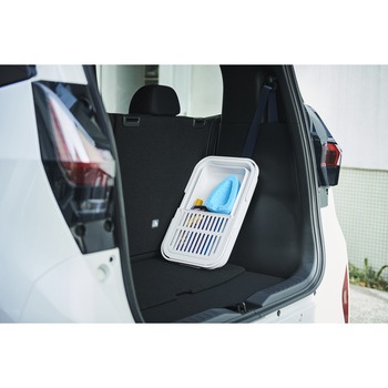 おりたためるバスケット 15L ちょい置きトレー付 伊勢藤