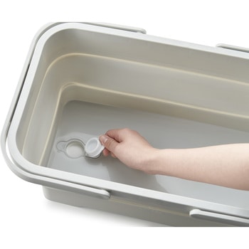 おりたためるバスケット 15L ちょい置きトレー付 伊勢藤