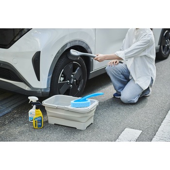 おりたためるバスケット 15L ちょい置きトレー付 伊勢藤
