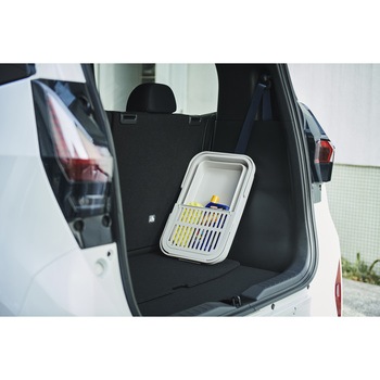 おりたためるバスケット 15L ちょい置きトレー付 伊勢藤