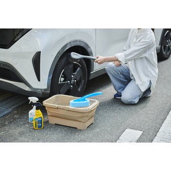 おりたためるバスケット 15L ちょい置きトレー付 伊勢藤