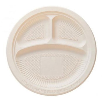 仕切有り コーンスターチプレート シンメイ 13032357