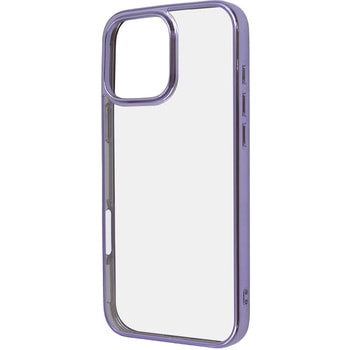 iPhone 16 Pro Max Like standard 衝撃吸収 バンパー メタリック ハイブリッドケース / ラベンダー レイ・アウト