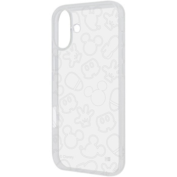 iPhone 16 Plus ディズニー / Like standard 衝撃吸収 バンパー キラキラ ラメ TPUソフトケース / ミッキーマウス レイ・アウト