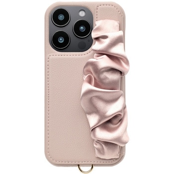 Classy Scrunchie Case for iPhone 16 Pro (pink) - ユニケース