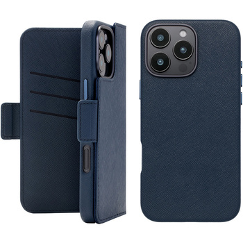 2Way Mag Flip Case for iPhone 16 Pro Max (navy) ユニケース