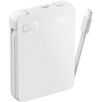 SMARTCOBY Ex SLIM Qi2 & Cable ホワイト CIO