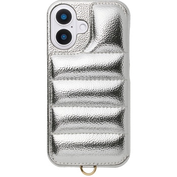 Puffy Case for iPhone 16 (silver) ユニケース