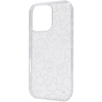 iPhone 16 Pro ディズニー / Like standard 衝撃吸収 バンパー キラキラ ラメ TPUソフトケース / ミッキーマウス - レイ・アウト