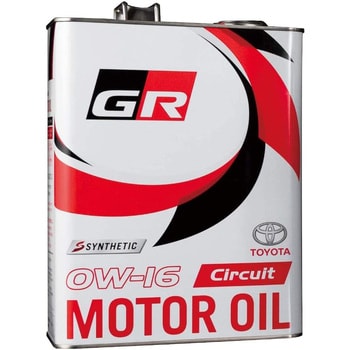 トヨタ純正GR MOTOR OIL Circuit 0W-16 TOYOTA GAZOO RACING