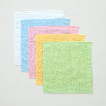 カラーオシボリアソート 5枚入 東進