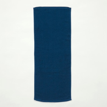 濃色フェイスタオル5枚入 ネイビー 東進