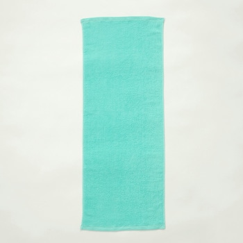 スレンカラーフェイスタオル 3枚入 アイスグリーン - 東進