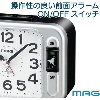 MAGベル音目覚まし時計ベルキング ノア精密