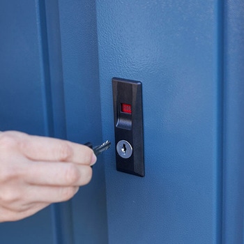 三角屋根 物置 収納庫 幅163 奥行99 高さ197 YAMAZEN(山善)