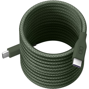 スパイラルケーブル CtoC 2m モスグリーン CIO