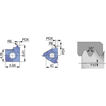 ねじ切り用チップ IR/L-PT タンガロイ