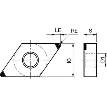 CBNチップ 2QP-DNGM-HS タンガロイ