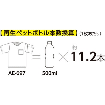 エコ 半袖Tシャツ BOTTLE TECH