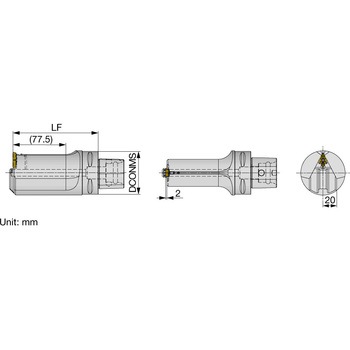 Y軸加工用バイト C-SDNCN-Y-CHP タンガロイ