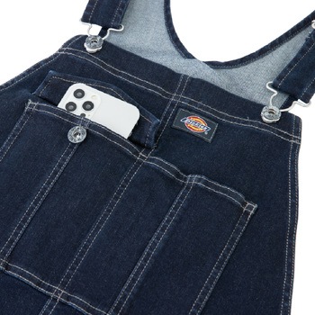 ストレッチシルキーデニムオーバーオール Dickies(ディッキーズ)
