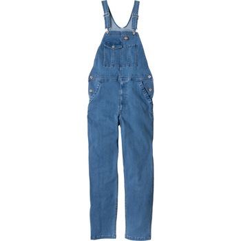 ストレッチシルキーデニムオーバーオール Dickies(ディッキーズ)