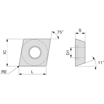 EPGT040102L-W08 TH10 チップ EPGTR/L-W08 タンガロイ TH10製 - 【通販