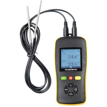 高精度温度計 データロガー -200～+660℃ 超低温/高温対応 PT100外部プローブ×2本・校正証明書付 - bitstrong