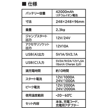 ジャンプスターター エスコ