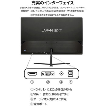 【限定モデル】21.5インチ フルHD IPS(AHVA)パネル HDMI JAPANNEXT