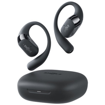 左のみ】OPENFIT 2 Shokz ブラック 黒 ワイヤレスイヤホン