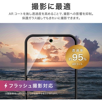 Galaxy S25 レンズ保護ガラスフィルム 「GLASS PREMIUM FILM」全面保護 高透過 約95% MSソリューションズ