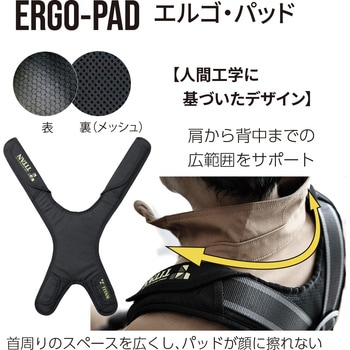 フルハーネス型墜落制止用器具 EASY Harness CROSS サンコー(タイタン)
