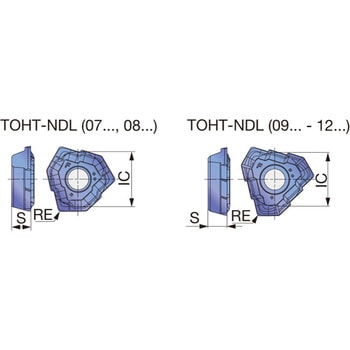 転削用チップ TOHT-NDL タンガロイ