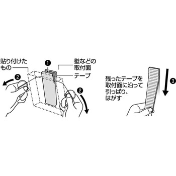 超強力はがせる両面テープ (粗面用) エスコ