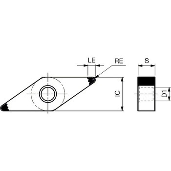 CBNチップ 4QS-VNGG-HP タンガロイ
