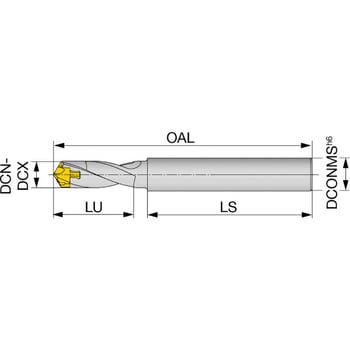 ヘッド交換式ドリル TID-R-E L/D=2 タンガロイ