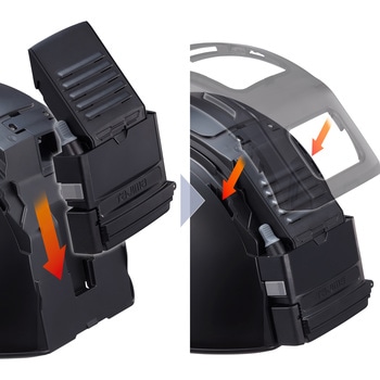ヘルメット セフメット用バッテリーボックス 3730用 タジマツール(TJMデザイン)