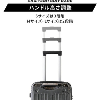 拡張式 キャリーケース TSAロック 軽量 車輪ロック YAMAZEN(山善)
